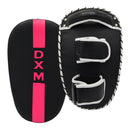 DXM Sports Muay Thai Pads PU Leather Curved Kickboxing Training Strike Shield Pink/Black 4 image