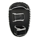 DXM Sports Muay Thai Pads PU Leather Curved Kickboxing Training Strike Shield Silver/Black  3 image