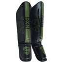 DXM Sports Shin Instep Guards Black/Green For MMA Martial Arts Kicking Sparring Training Gear, BJJ Karate Boxing Taekwondo 5 image